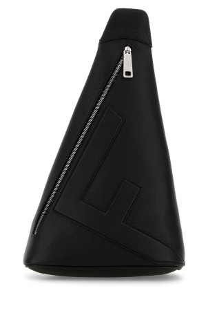 Black leather Fendi Cono backpack Black FENDI (7VZ092APDR)