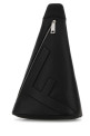 Black leather Fendi Cono backpack Black FENDI (7VZ092APDR)