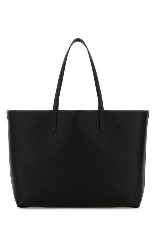 Черная средняя двусторонняя сумка Bloomsbury Черная BURBERRY (8119606)