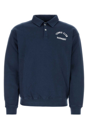 Navy blue cotton polo shirt Green HARMONY (BCO051HSW073)