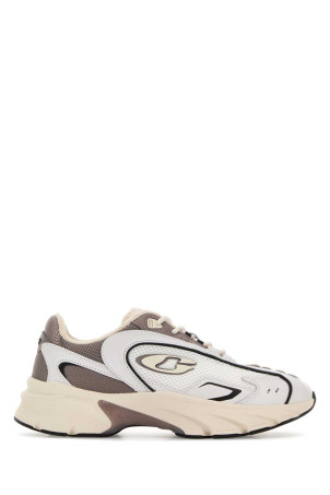 Two-tone mesh and leather sneakers COACH NEW YORK (CDE28)
