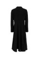 Черное шерстяное пальто FENDI (FF6158AJYF)