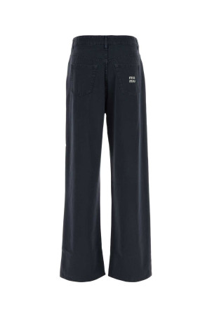 Charcoal denim jeans MIU MIU (GWP394S23217AE)