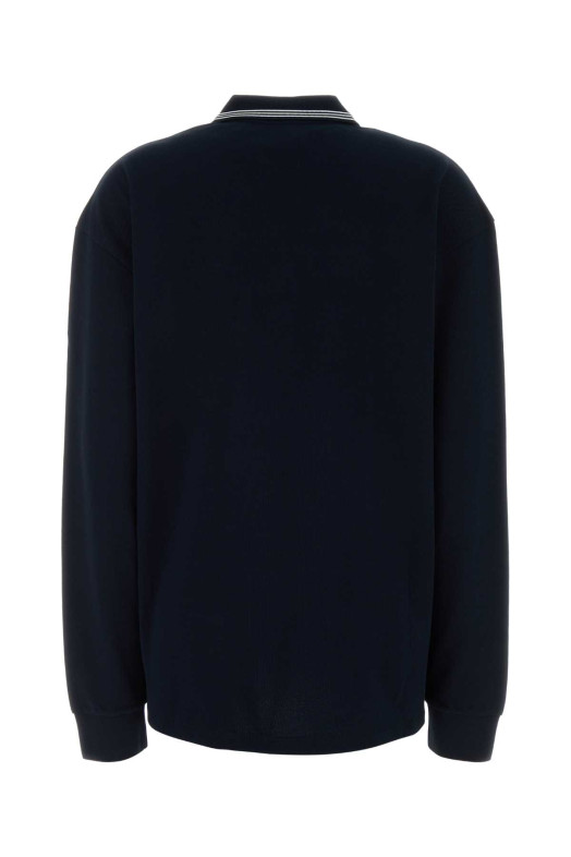 Navy blue piquet oversize polo shirt Blue MIU MIU (MJLA20SOOO18ZW)