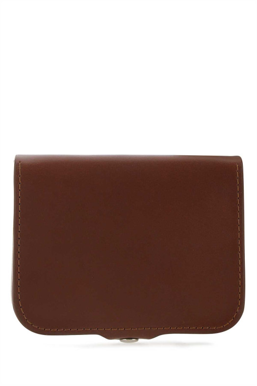 Brown leather card holder Multicolor A.P.C. (PXAWVH63176)