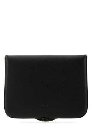 Black leather card holder Black A.P.C. (PXAWVH63176)