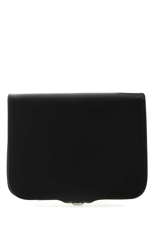 Black leather card holder Black A.P.C. (PXAWVH63176)