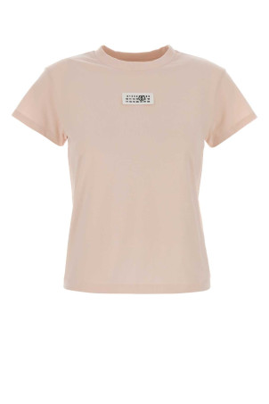 Pastel pink cotton t-shirt MM6 MAISON MARGIELA (S52GC0326M20170)