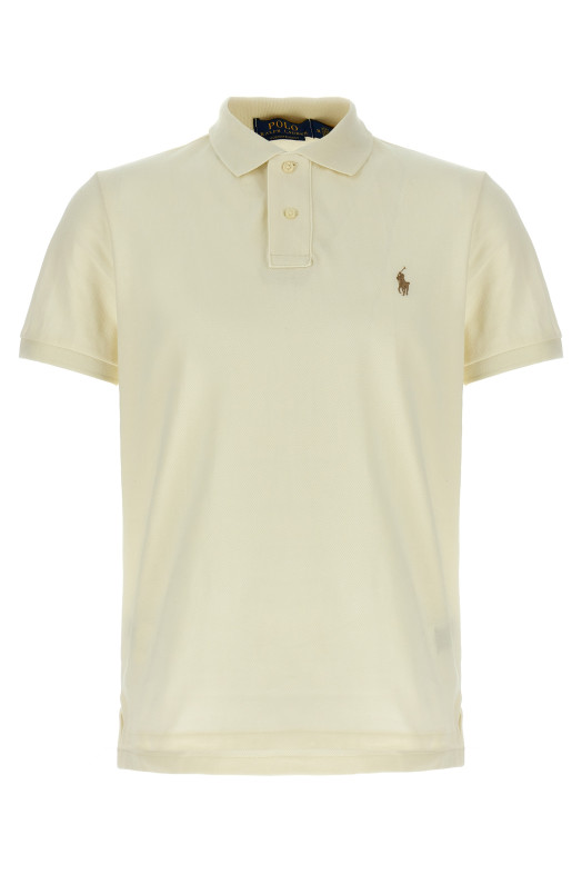 Поло с вышитым логотипом Белый POLO RALPH LAUREN 710680784372