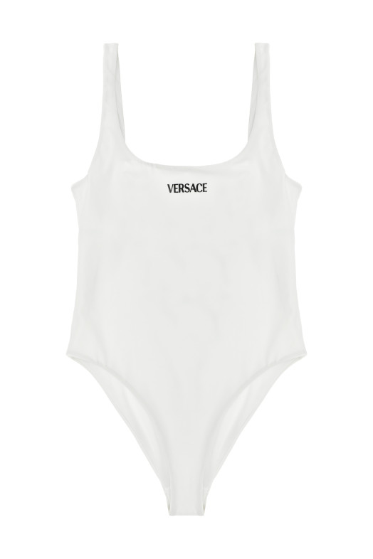 Цельный купальник «Versace Logo» Белый 10231621A171521W010