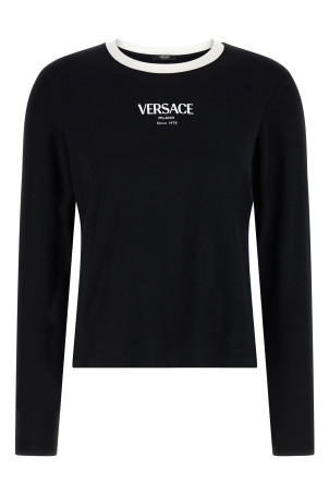 'Versace Logo' T-shirt Black