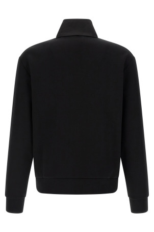 Re-Nylon detail sweatshirt Black