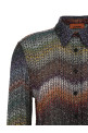 Рубашка из вискозы с пайетками и ламе Разноцветная MISSONI DS26SJ06BC005YS72P0