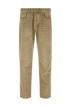 Straight leg jeans Beige