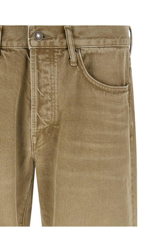 Джинсы с прямыми брючинами Бежевые TOM FORD DPH001DMC103JBZ