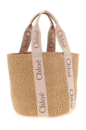 'Woody' large shopping bag Pink