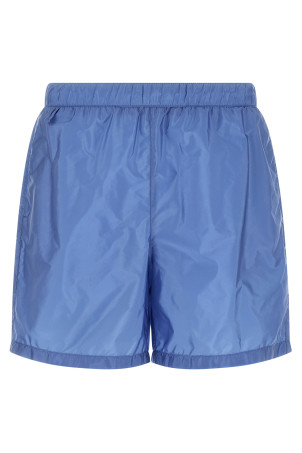 Re-nylon feather swimsuit BLUE