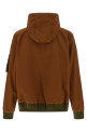 Sacai x Carhartt Wip capsule hooded bomber jacket Brown