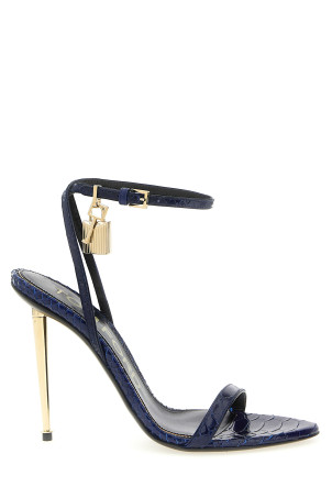 Padlock sandals Blue