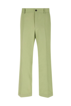 Poplin pants Green
