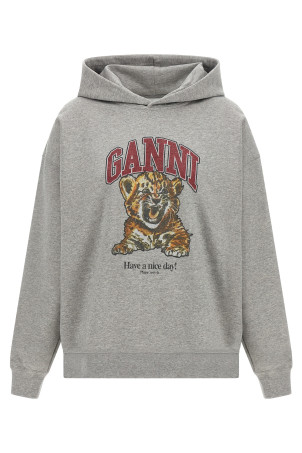 'Grey Tiger' hoodie Gray