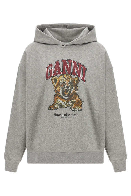 'Grey Tiger' hoodie Gray