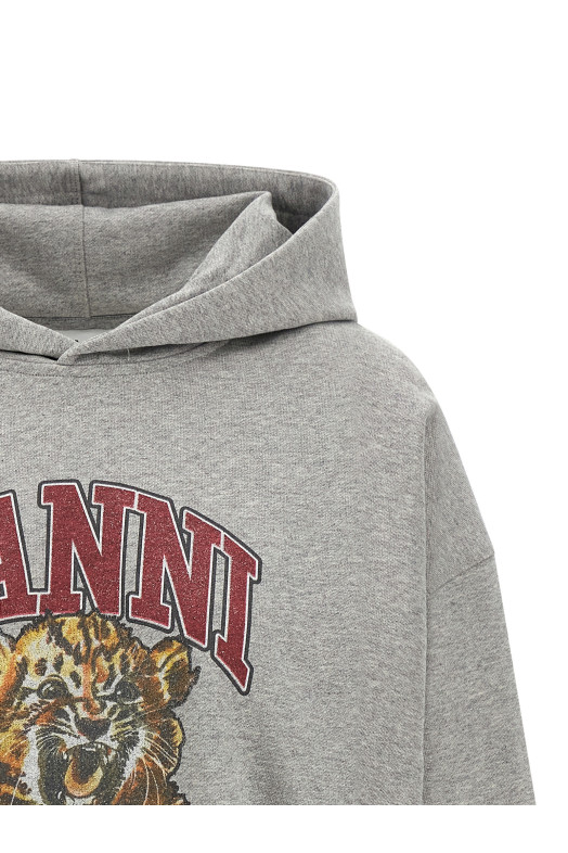 'Grey Tiger' hoodie Gray