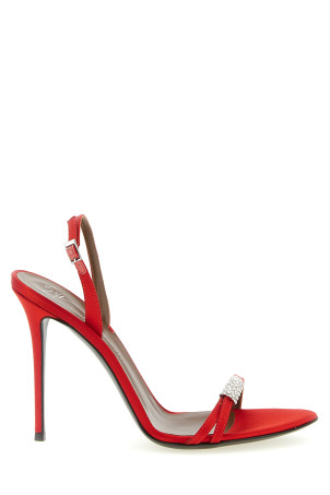 'Lena Crystal' sandals Red