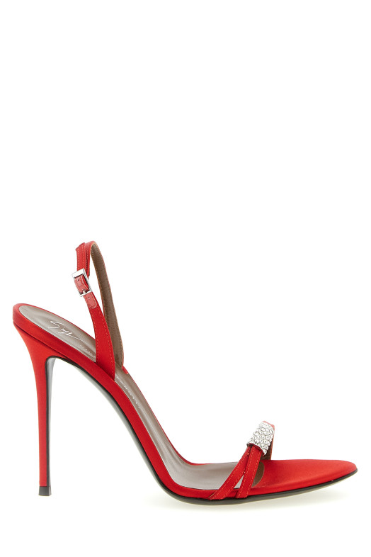 'Lena Crystal' sandals Red