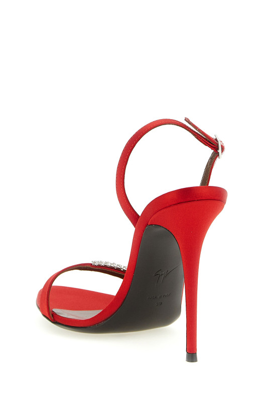 'Lena Crystal' sandals Red