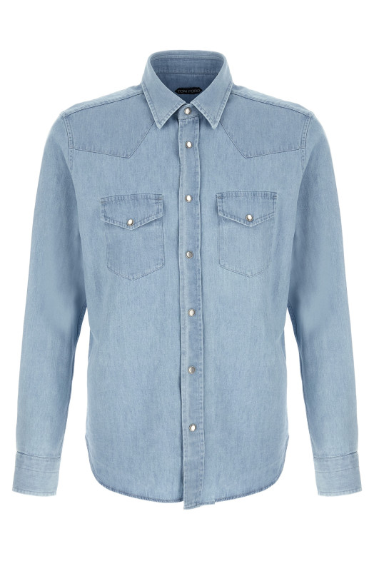 'Western' shirt BLUE