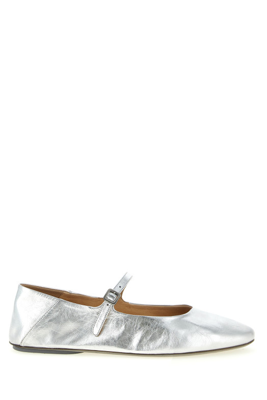 'Strascico' ballet flats Silver