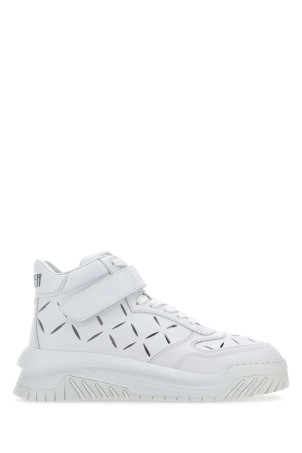 White leather Odissea sneakers VERSACE (10089641A06403)