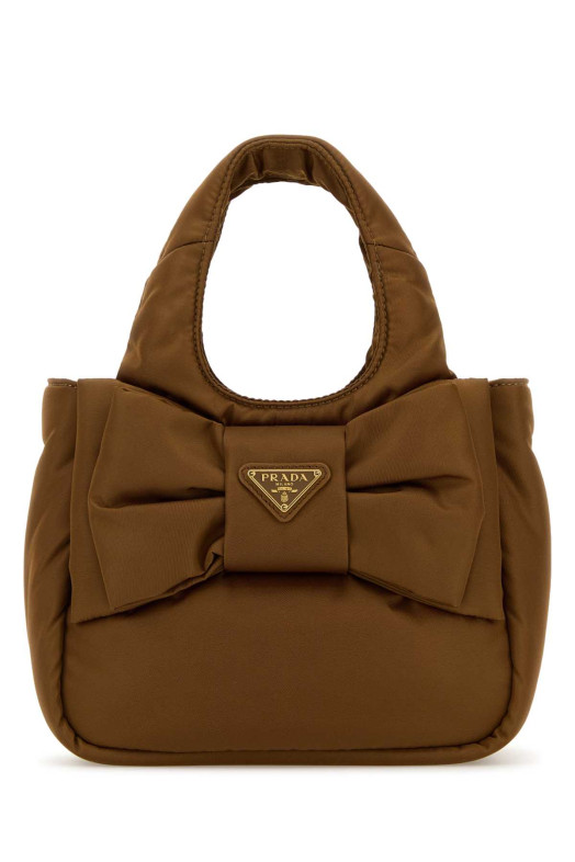 Caramel Re-nylon mini handbag PRADA (1BA359VOXORP0C)