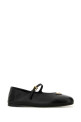 Black nappa leather ballerinas Black PRADA (1F793NF005038)