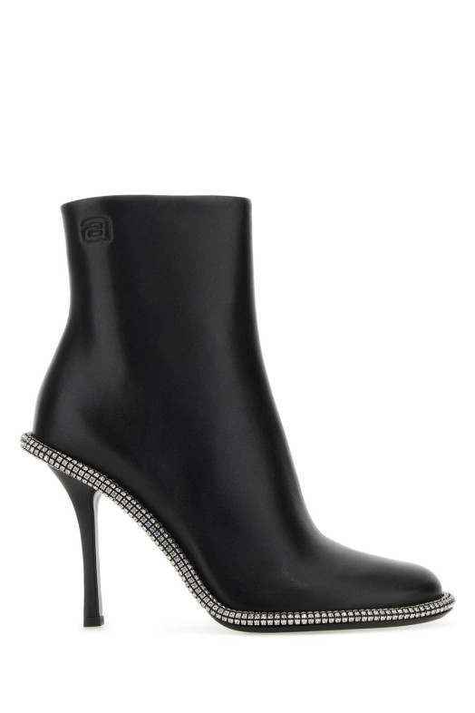 Black leather Kira 105 ankle boots ALEXANDER WANG (30423B001)