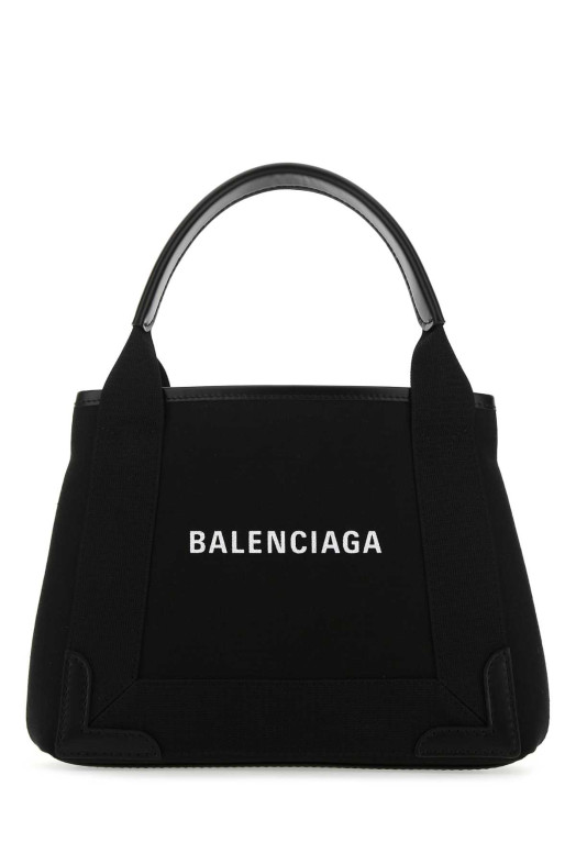Черная сумка Cabas Navy XS из канваса Черная BALENCIAGA (3903462HH3N)