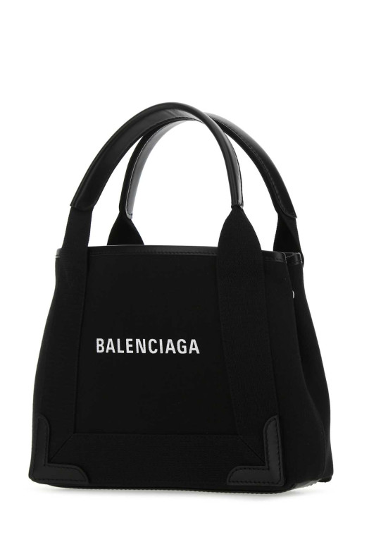 Черная сумка Cabas Navy XS из канваса Черная BALENCIAGA (3903462HH3N)
