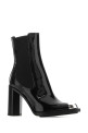 Black leather ankle boots Black ALEXANDER MCQUEEN (718857WIA3G)