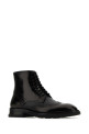 Black leather ankle boots Black ALEXANDER MCQUEEN (750389WIDW1)