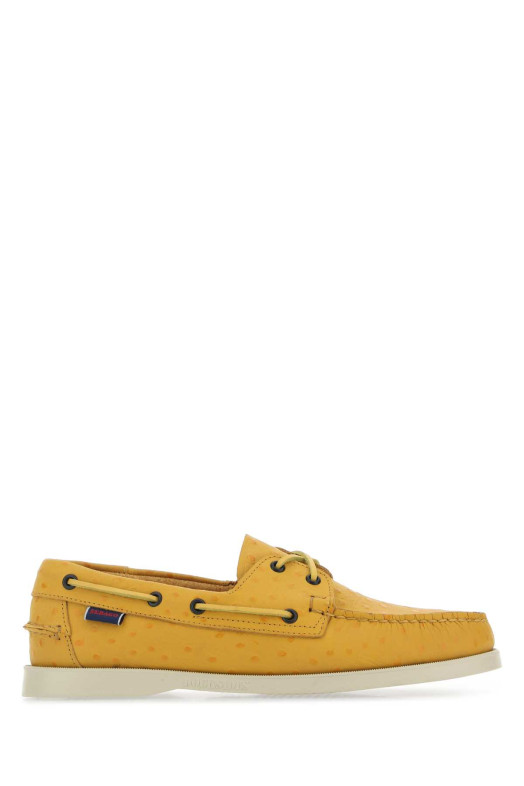 Желтые кожаные мокасины Docksides SEBAGO (77114UW)