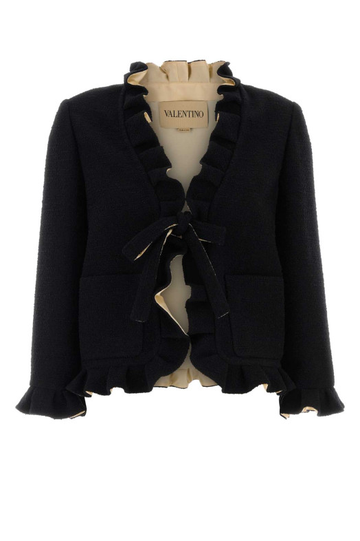 Black boucle blazer Black VALENTINO GARAVANI (7B3CE4M07LV)