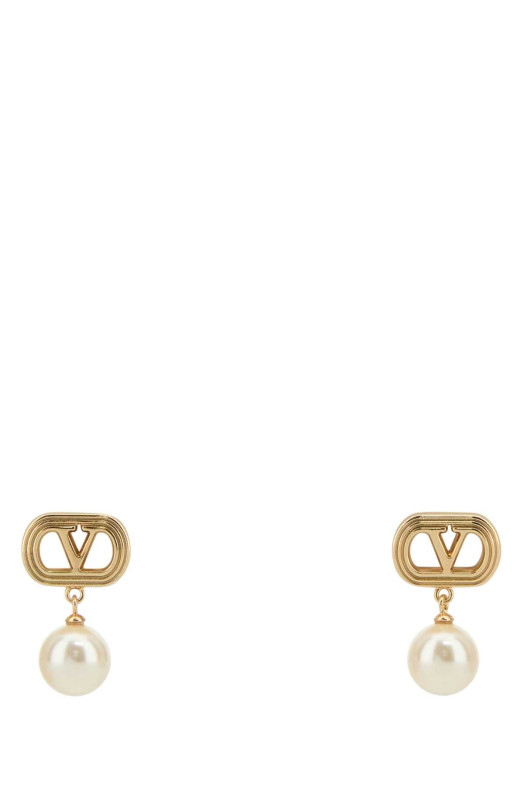 Gold metal Ovalette earrings VALENTINO GARAVANI (7W0J0Y78UXM)