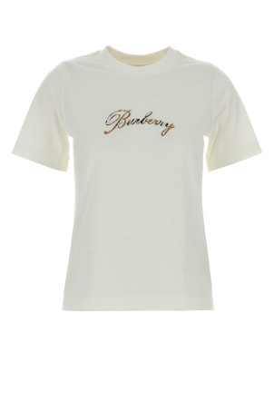 White cotton t-shirt BURBERRY (8118971)