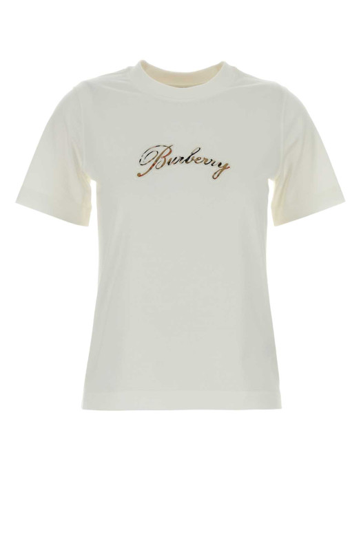 White cotton t-shirt BURBERRY (8118971)
