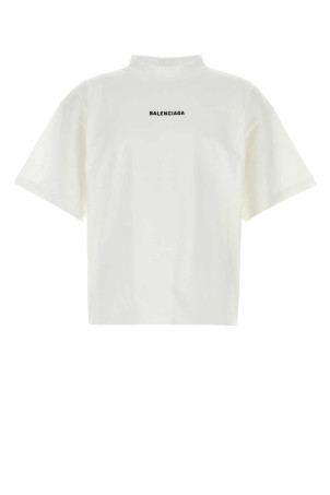 White cotton t-shirt BALENCIAGA (818431TPVK1)