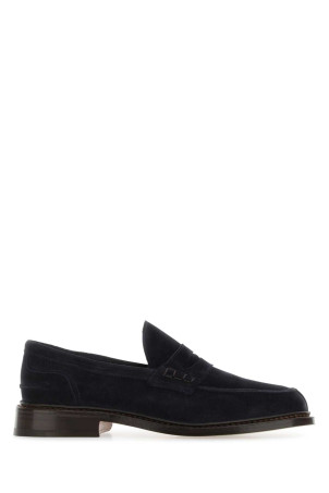 Dark blue suede Adam loafers Blue TRICKER'S (ADAMCASTORINO)