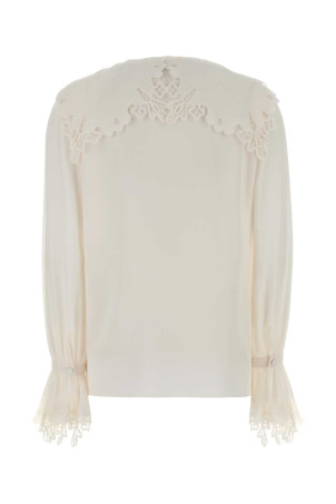 White crepe blouse Beige CHLOE (CH25WHT99005)
