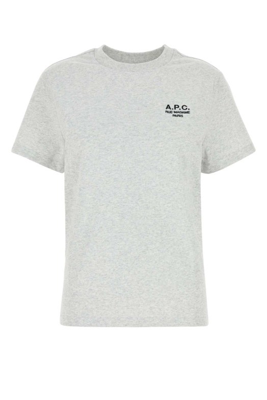 Light grey cotton t-shirt A.P.C. (COHBUM26388)