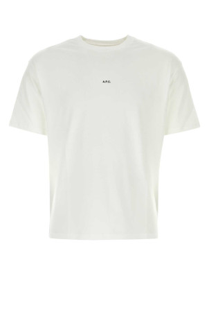 White cotton t-shirt A.P.C. (COHBWH26386)